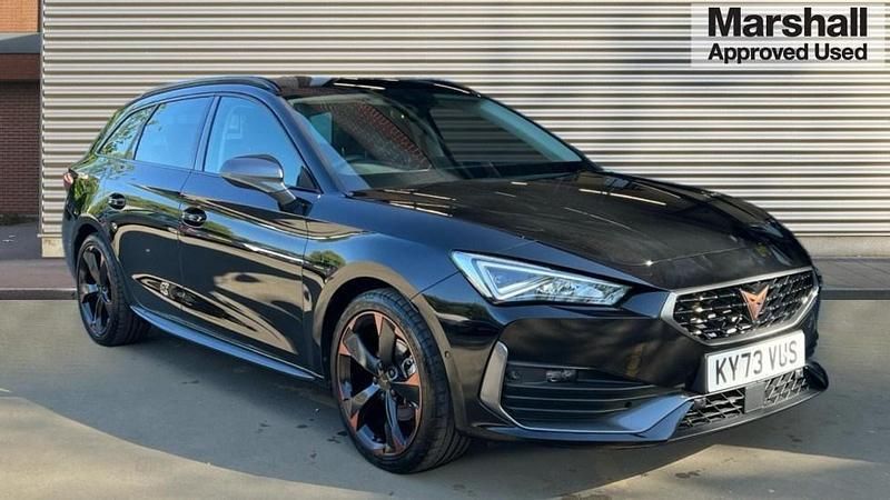 Midnight black Used 2024 Cupra Leon Estate | £24,490 (Fair price) - Image 1/4