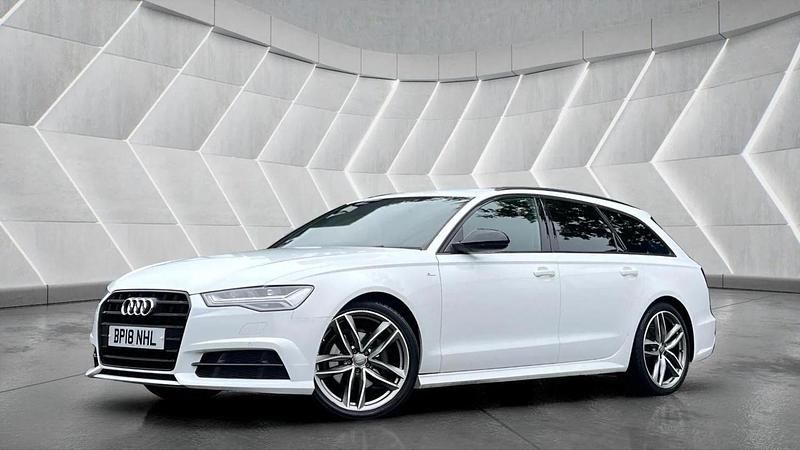 White Used 2018 Audi A6 Black Edition Estate | £17,995 (Fair price) - Image 1/4