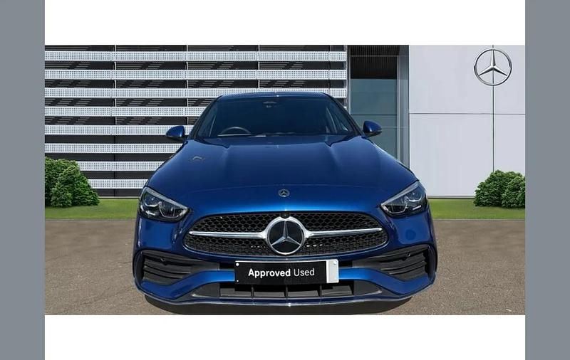 Used Mercedes C200 AMG line 204 HP (150 kW) 2025 Blue Sedan