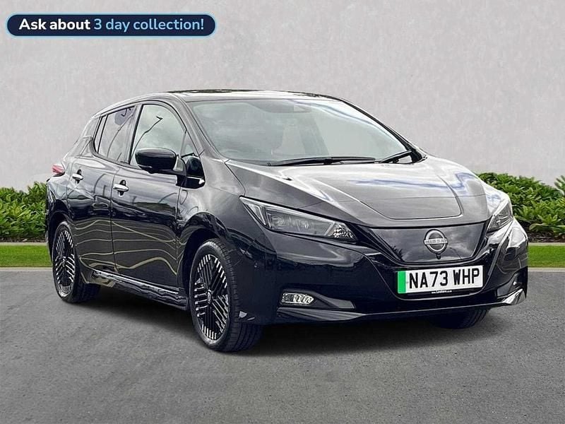 Black Used 2023 Nissan Leaf Tekna Hatchback | £13,900 (Expensive) - Image 1/4