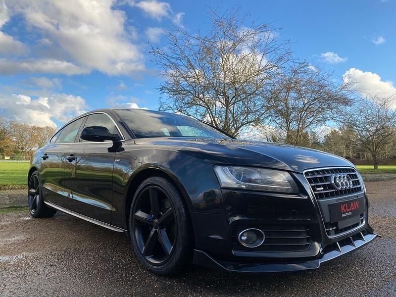 Used Audi A5 Sportback S-Line 211 HP (155 kW) 2010 Black Hatchback