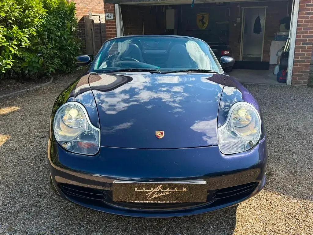 Used Porsche Boxster 2004 Blue Cabriolet