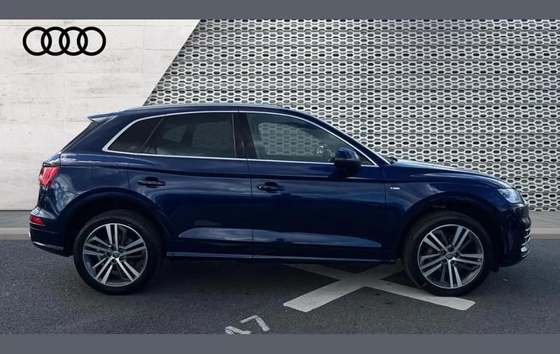 Used Audi Q5 S-Line 190 HP (139 kW) 2017 Blue SUV