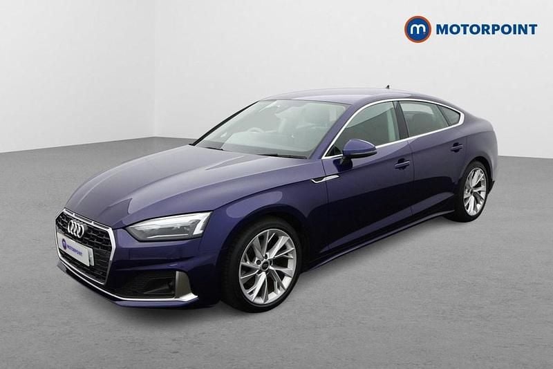 Used Audi A5 Sport 245 HP (180 kW) 2023 Blue Coupe
