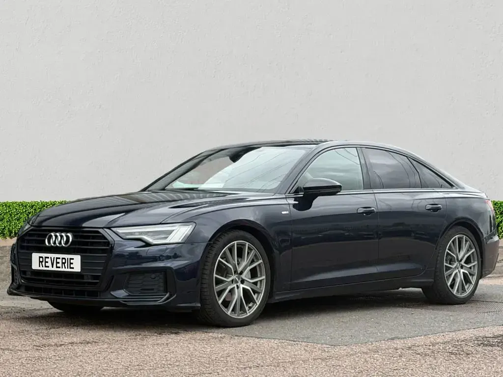 Used Audi A6 Black Edition 204 HP (150 kW) 2020 Blue Sedan