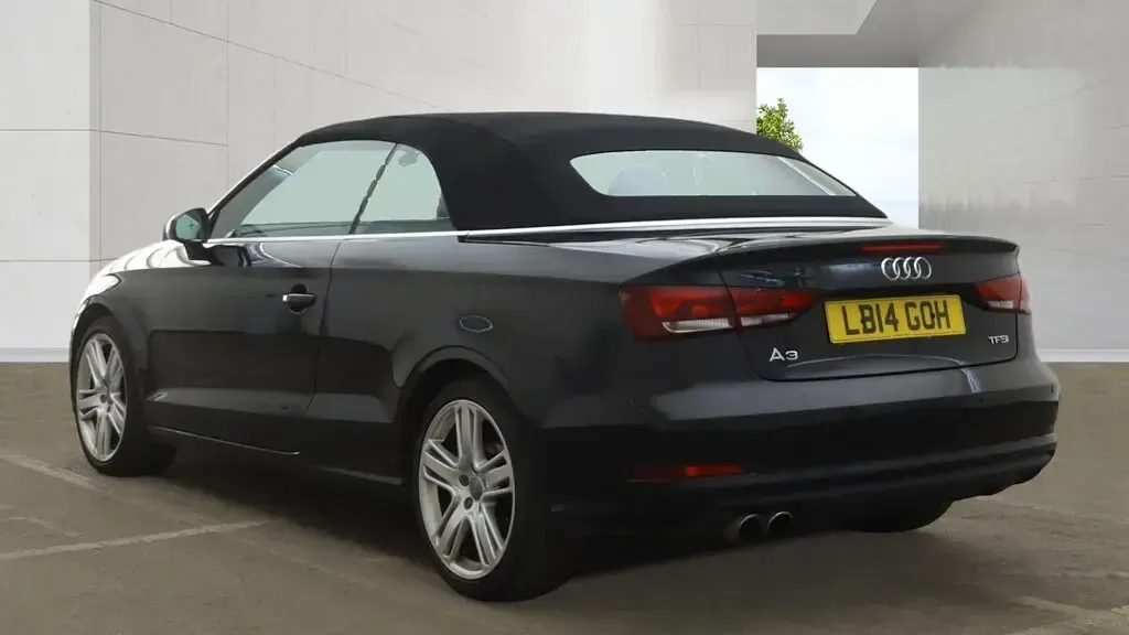 Used Audi A3 Cabriolet Sport 180 HP (132 kW) 2014 Midnight black Cabriolet
