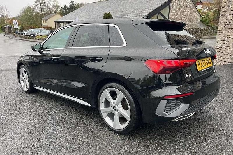 Used Audi A3 S-Line 147 HP (108 kW) 2023 Black Sedan