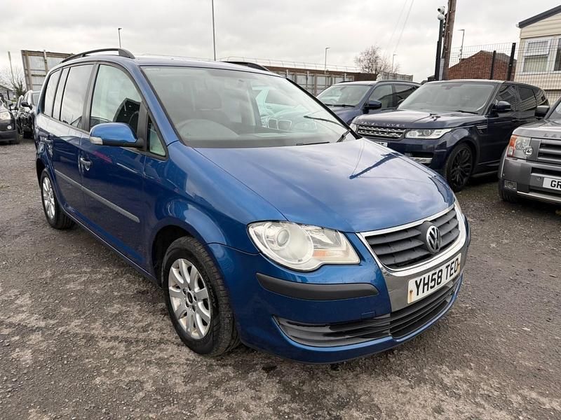 Blue Used 2008 VW Touran S MPV | £1,799 (Fair price) - Image 1/4