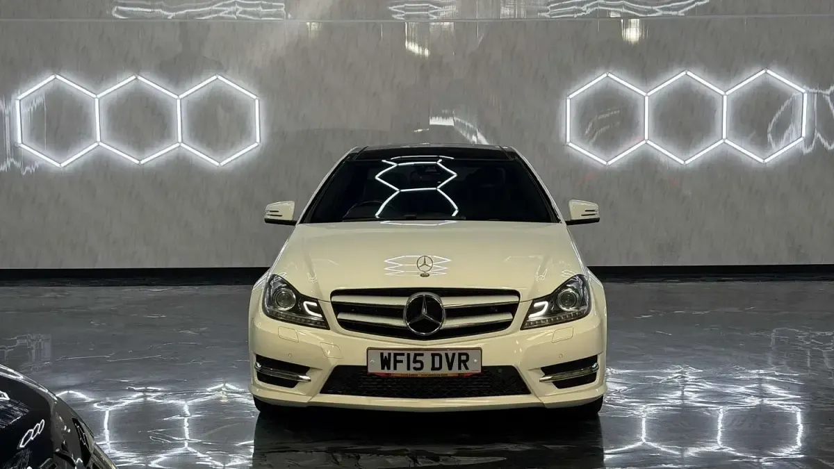 Used Mercedes C250 Sport Edition 2015 White Coupe