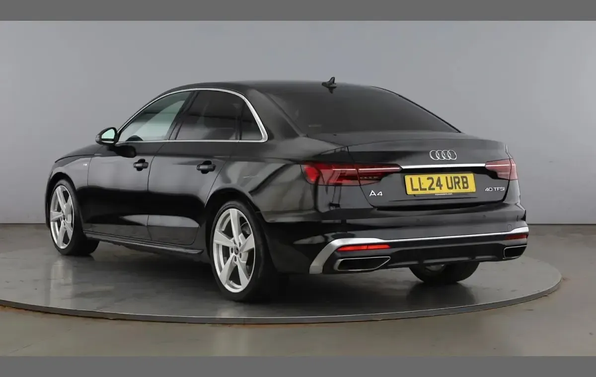 Used Audi A4 S-Line 200 HP (147 kW) 2024 Black Sedan