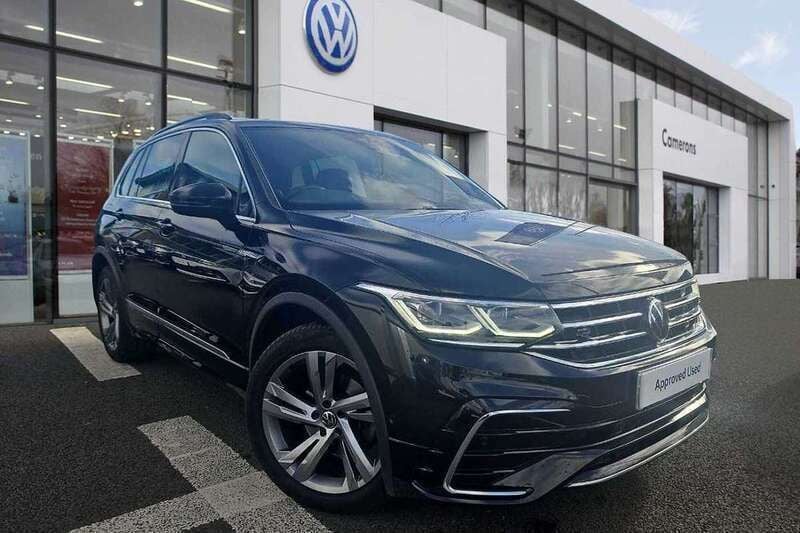 Black Used 2023 VW Tiguan R-line Edition SUV | £26,849 (Fair price) - Image 1/4