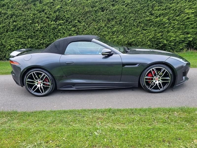 Used Jaguar F-Type Chequered Flag 340 HP (250 kW) 2021 Grey Cabriolet