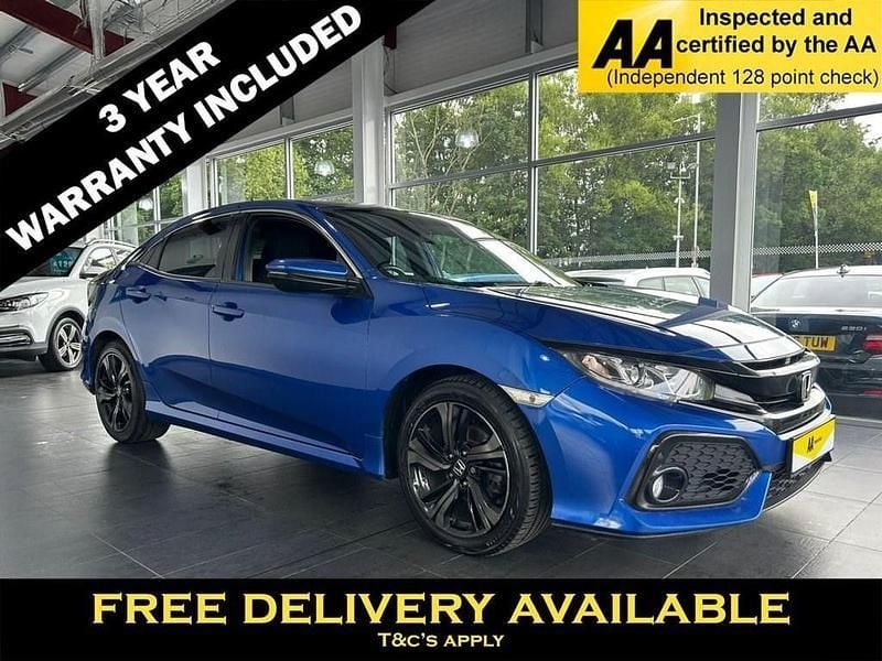 Blue Used 2020 Honda Civic SR Hatchback | £13,195 (Fair price) - Image 1/2