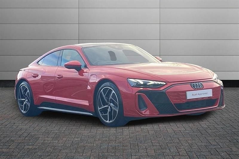 Progressive red Used 2025 Audi e-tron GT quattro Comfort Sedan | £64,995 - Image 1/4