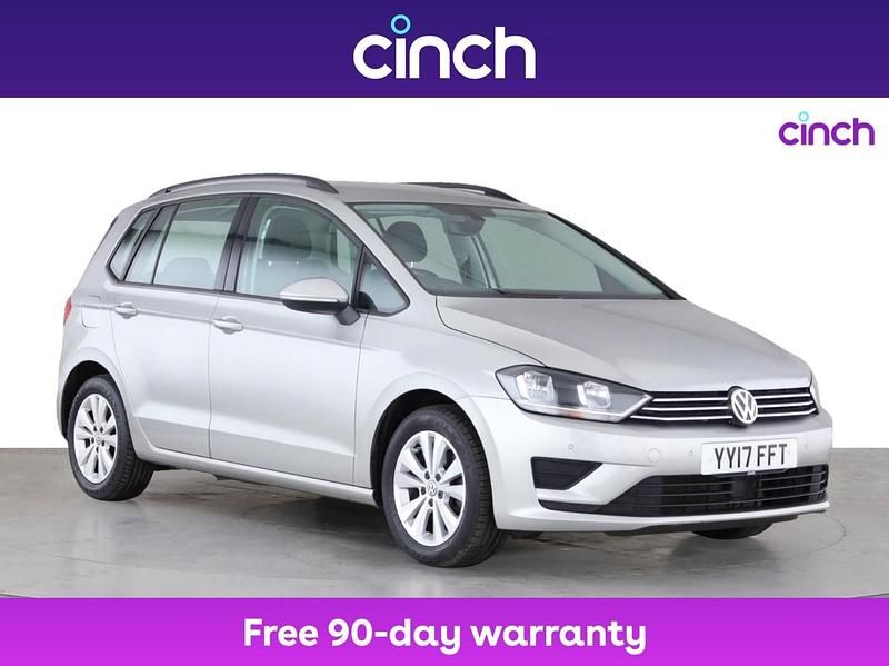 Silver Used 2017 VW Golf Sportsvan SE MPV | £10,899 (Fair price) - Image 1/3