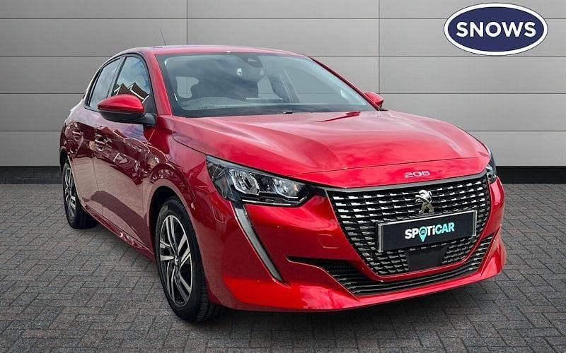 Red Used 2021 Peugeot 208 Allure Premium Hatchback | £13,502 (Fair price) - Image 1/4