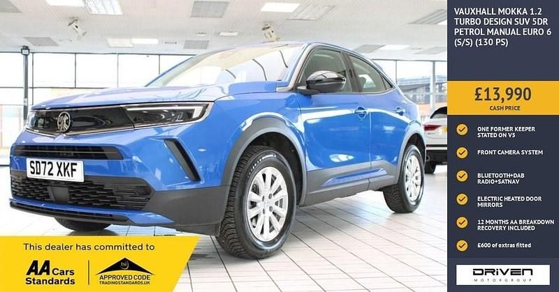 Used Vauxhall Mokka Design Edition 130 HP (95 kW) 2022 Blue SUV
