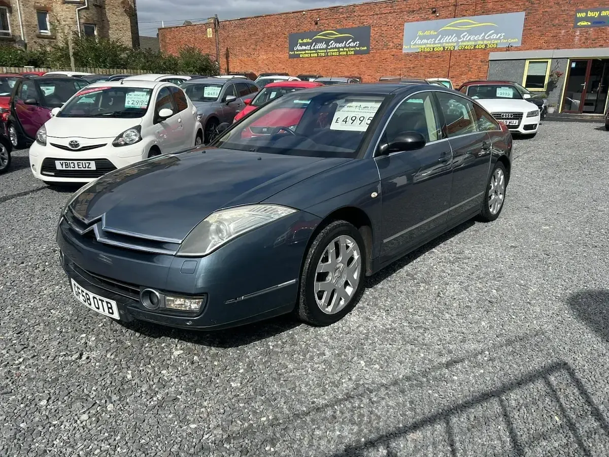Used Citroën C6 204 HP (150 kW) 2008 Grey Sedan