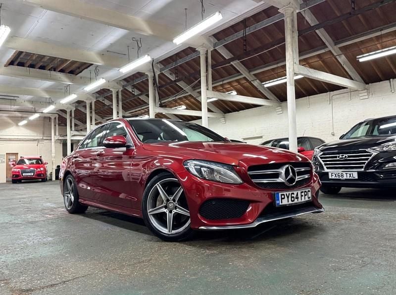 Used Mercedes C250 AMG Line Premium 2014 Red Sedan