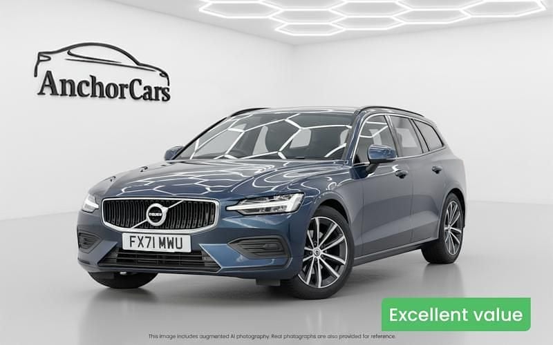 Used Volvo V60 Momentum 163 HP (119 kW) 2021 Blue Estate