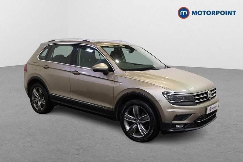 Used VW Tiguan SEL 2018 Beige SUV