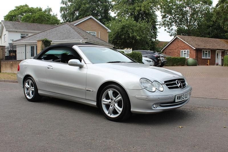 Silver Used 2003 Mercedes CLK320 Avantgarde Cabriolet | £2,995 (Expensive) - Image 1/4