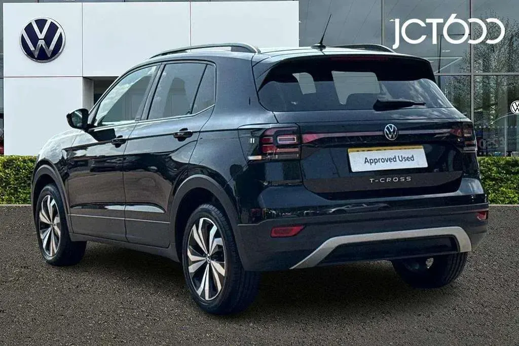 Used VW T-Cross SE 95 HP (69 kW) 2021 Black SUV