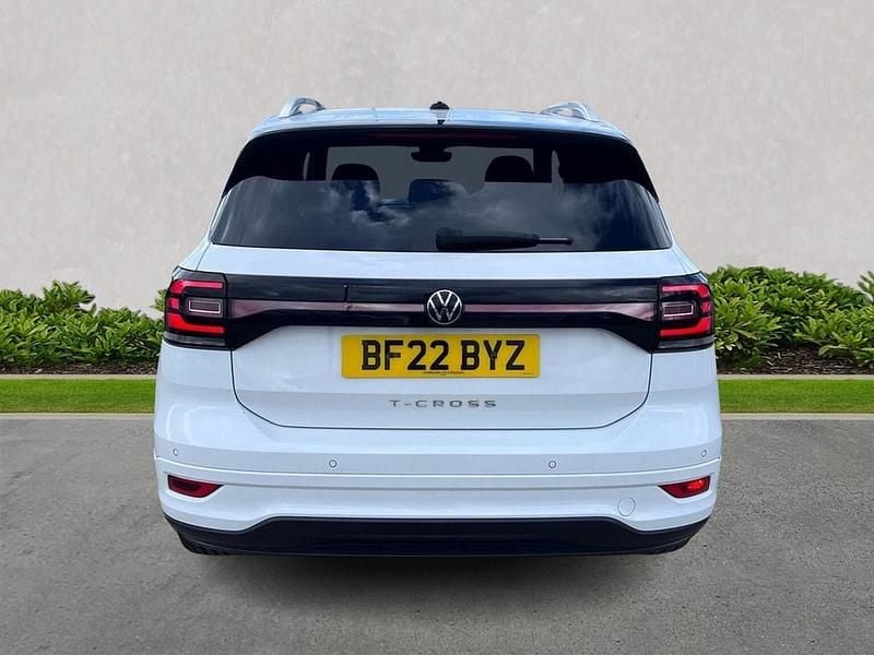 Used VW T-Cross R-line 110 HP (80 kW) 2022 White SUV