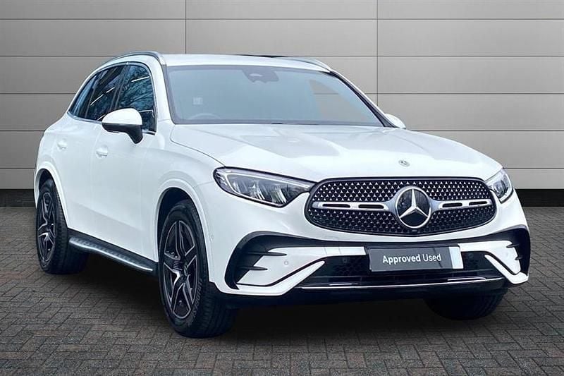 Used Mercedes GLC300 AMG line 258 HP (189 kW) 2023 Opalite white bright Estate