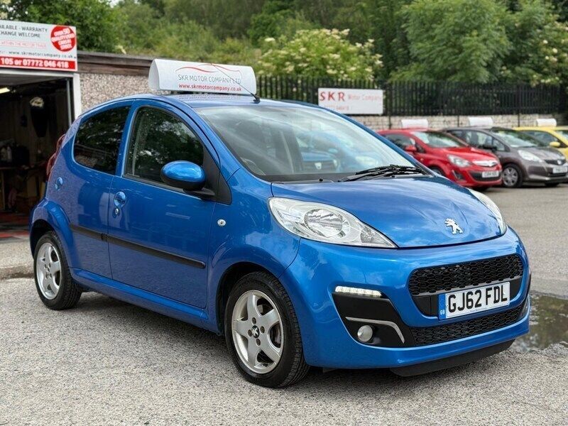 Blue Used 2012 Peugeot 107 Allure Hatchback | £3,695 (Fair price) - Image 1/4