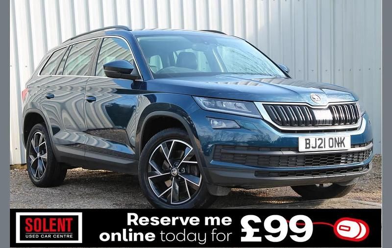 Used Skoda Kodiaq SE L 147 HP (108 kW) 2021 Blue SUV