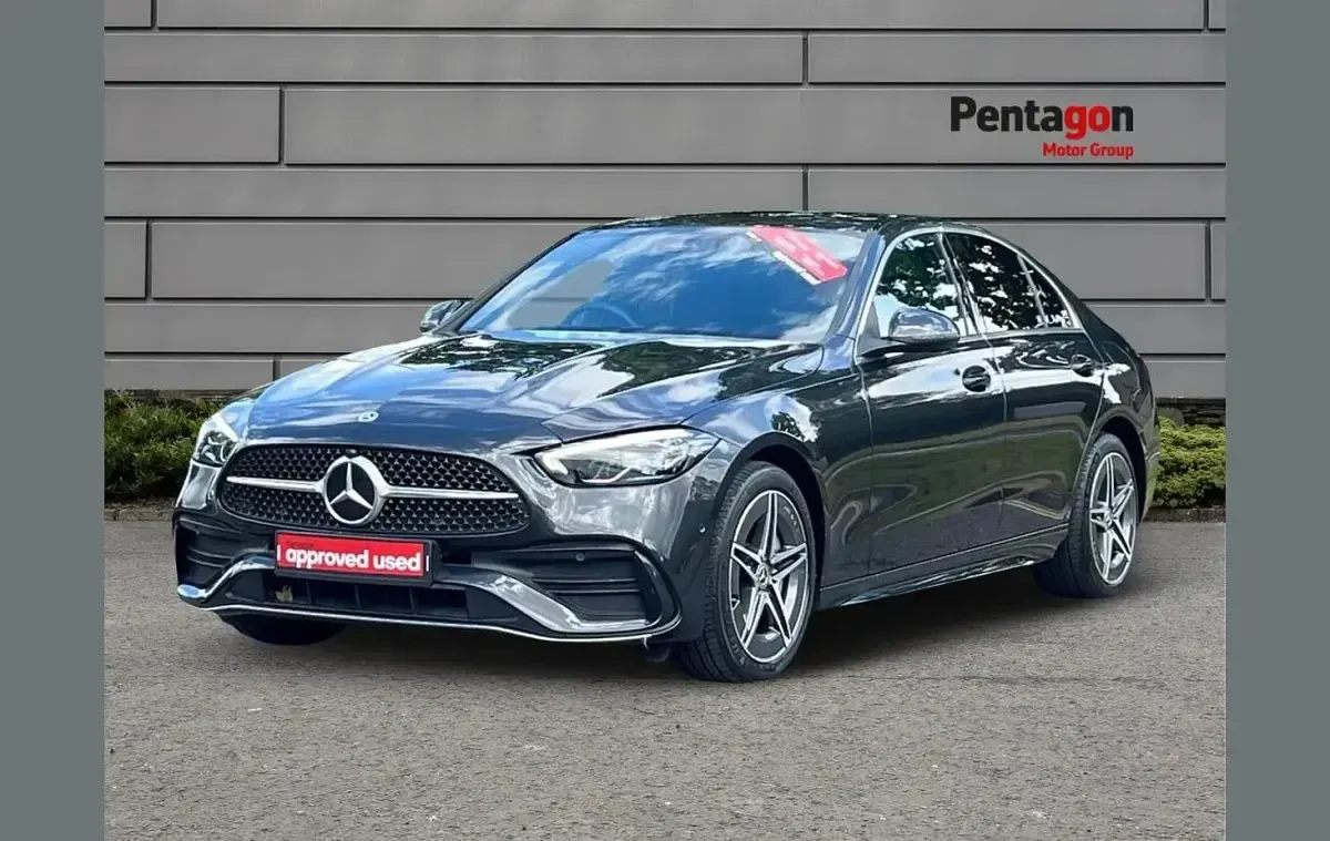 Used Mercedes C300 AMG line 308 HP (226 kW) 2023 Grey Sedan