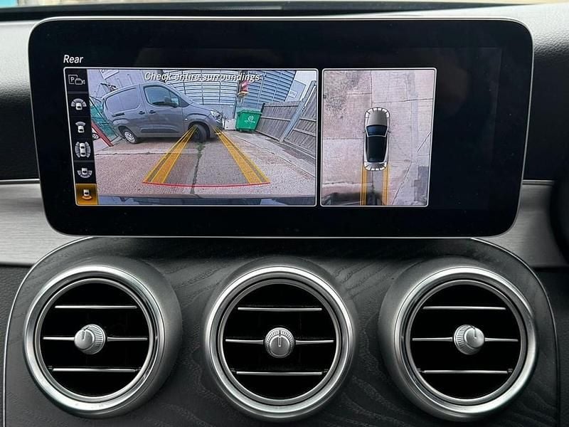 Used Mercedes C200 AMG line 2021 Black Cabriolet