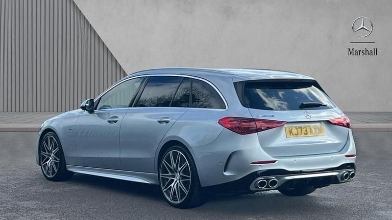 Used Mercedes C43 AMG Premium Plus 408 HP (300 kW) 2024 Metallic paint hightech silver