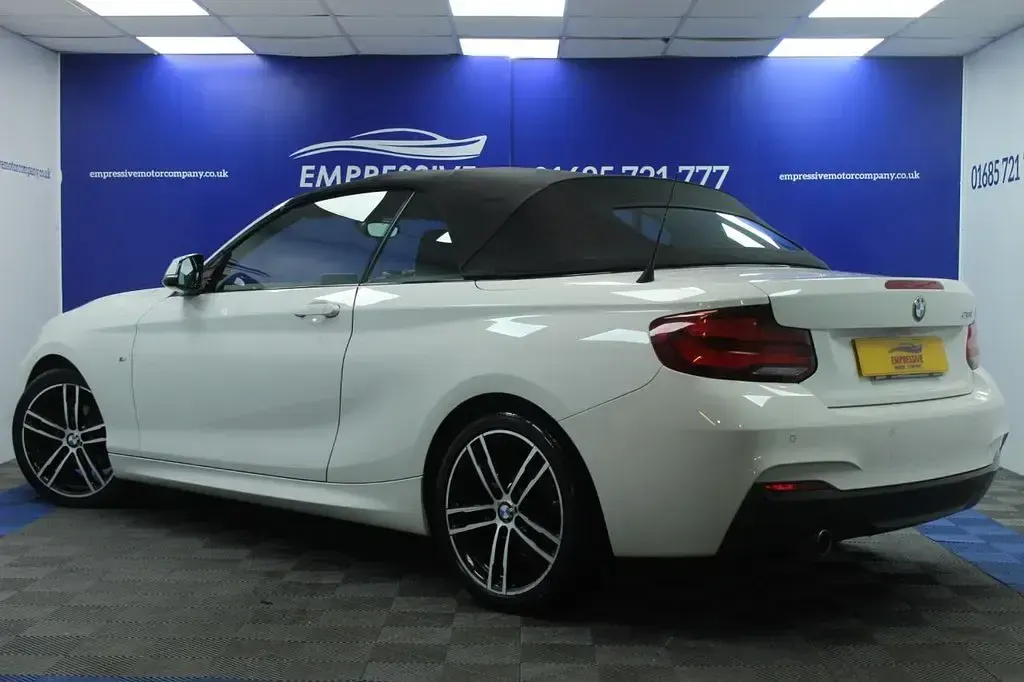 Used BMW 218 M Sport 136 HP (100 kW) 2020 White Cabriolet