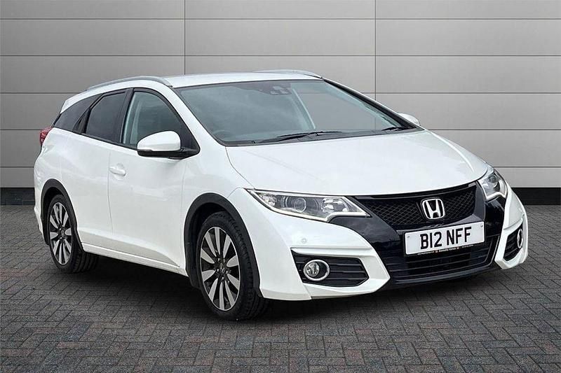 White Used 2015 Honda Civic SR Estate | £8,350 (A bit pricey) - Image 1/2