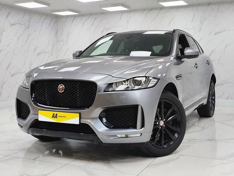 Usado Jaguar F-Pace Chequered Flag 180 HP (132 kW) 2020 Cinzento SUV