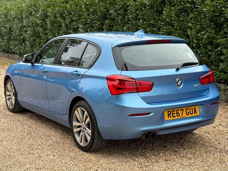 Used BMW 120 Sport Line 2017 Blue Hatchback