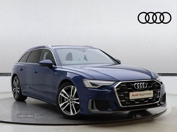Blue Used 2024 Audi A6 S-Line Estate | £35,390 (A bit pricey) - Image 1/4