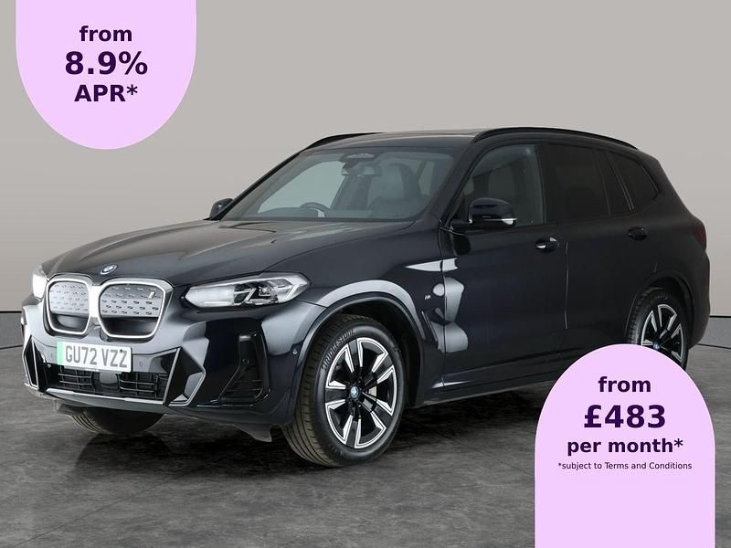 Black Used 2022 BMW iX3 M Sport SUV | £30,807 (Fair price) - Image 1/2