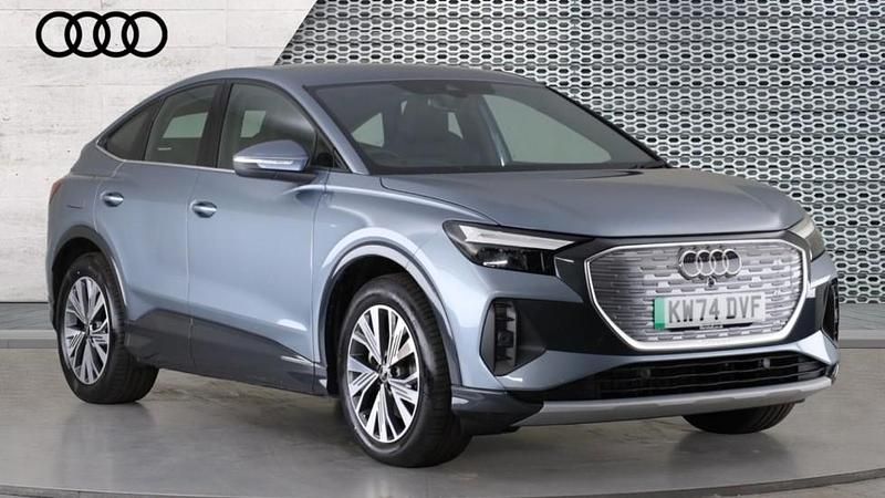 Blue Used 2024 Audi Q4 e-tron Sport SUV | £32,098 - Image 1/4