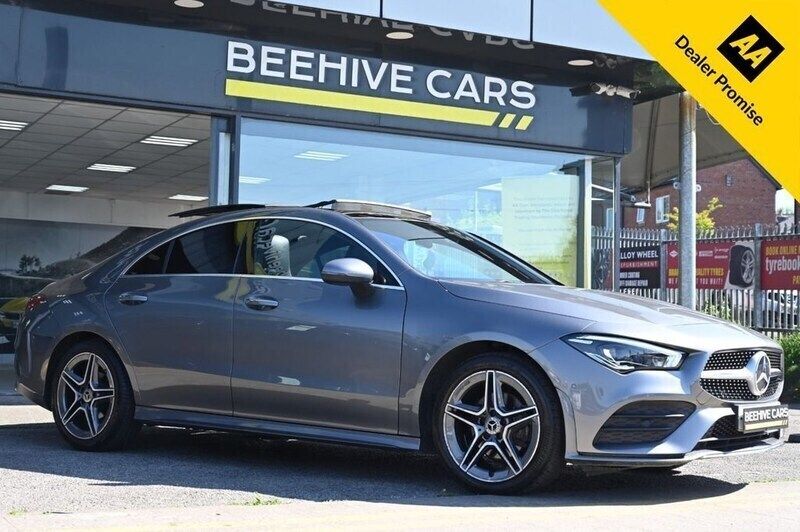 Grey Used 2021 Mercedes CLA180 AMG line Sedan | £24,995 (Fair price) - Image 1/4