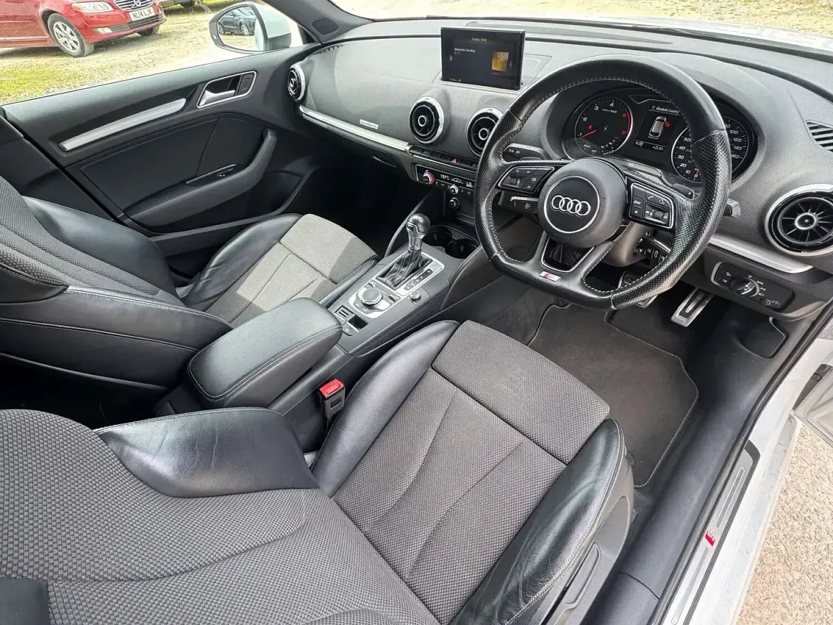Used Audi A3 Sportback S-Line 184 HP (135 kW) 2016 White Hatchback