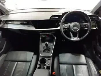 Used Audi A3 S-Line 110 HP (80 kW) 2023 Black Sedan