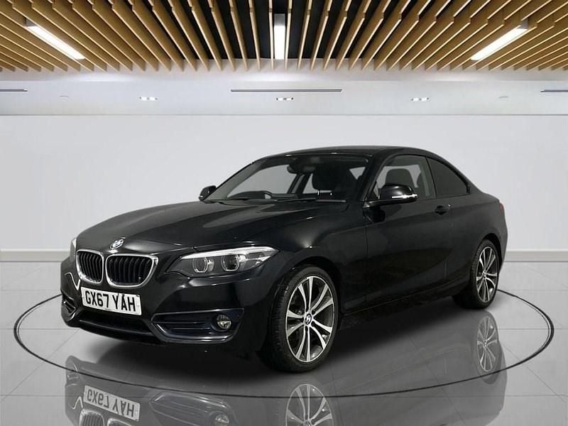 Used BMW 218 Sport Line 136 HP (100 kW) 2017 Black Coupe