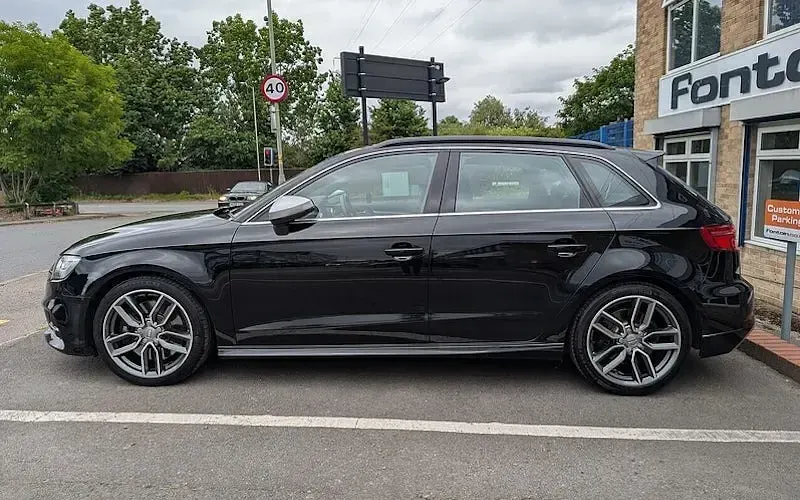 Begagnad Audi S3 Sportback Advanced 310 HK (228 kW) 2017 Svart Halvkombi