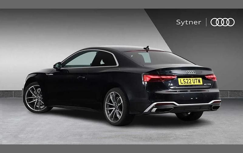 Used Audi A5 S-Line 200 HP (147 kW) 2022 Black Coupe