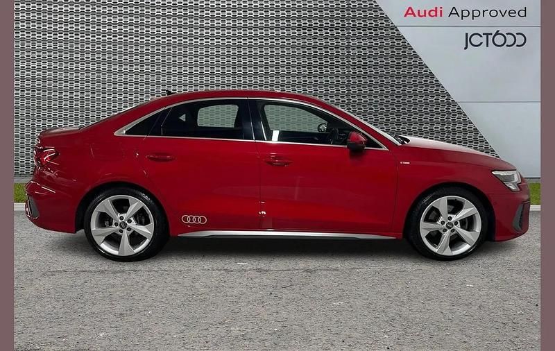 Used Audi A3 S-Line 147 HP (108 kW) 2020 Red Sedan