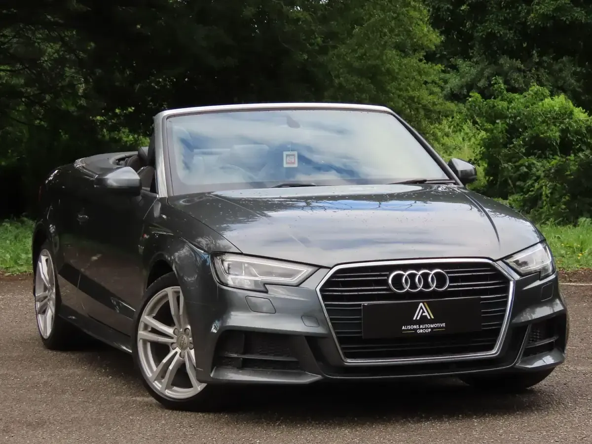 Used Audi A3 Cabriolet S-Line 150 HP (110 kW) 2016 Grey Cabriolet
