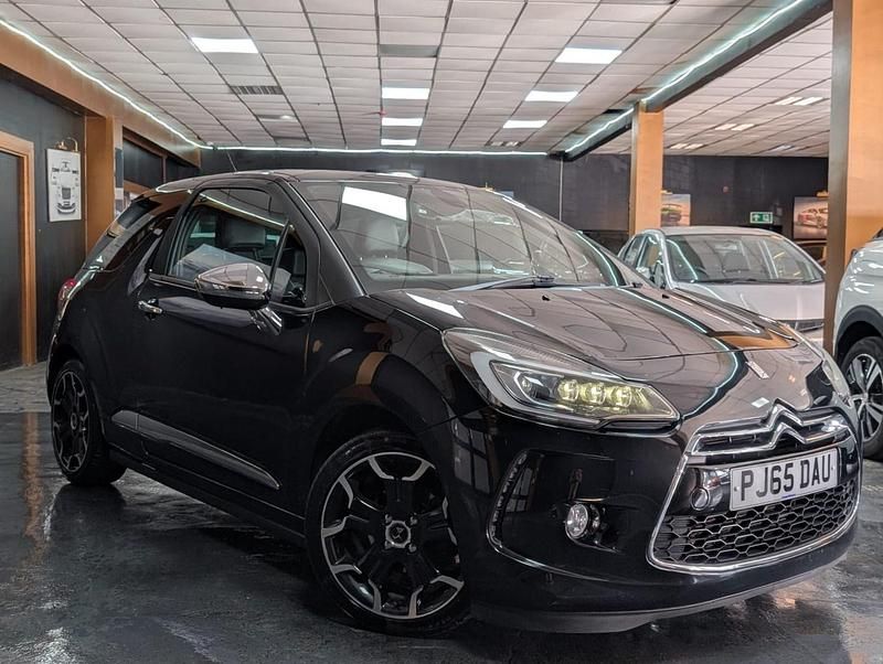 Black Used 2015 DS Automobiles DS3 Hatchback | £7,360 (Fair price) - Image 1/4